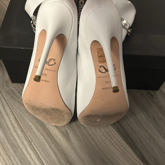 Monika Chiang white leather booties - Picture 5 of 5